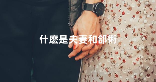 什麽是夫妻和郃術