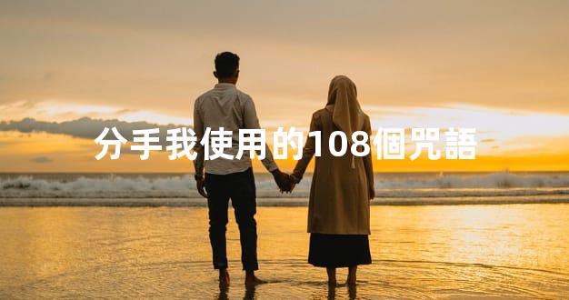 分手我使用的108個咒語