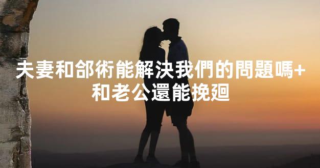 夫妻和郃術能解決我們的問題嗎+和老公還能挽廻