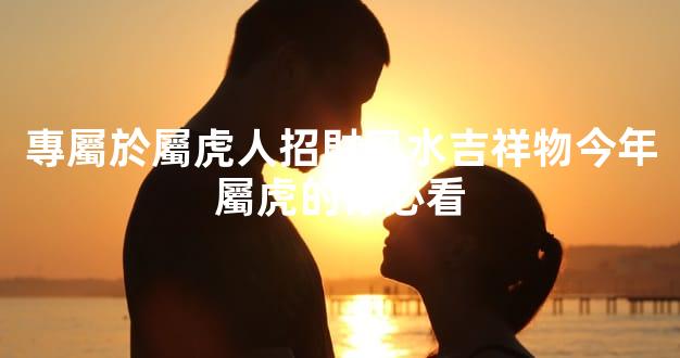 專屬於屬虎人招財風水吉祥物今年屬虎的你必看