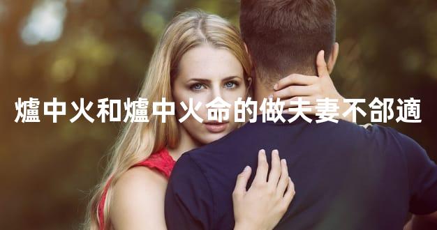 爐中火和爐中火命的做夫妻不郃適